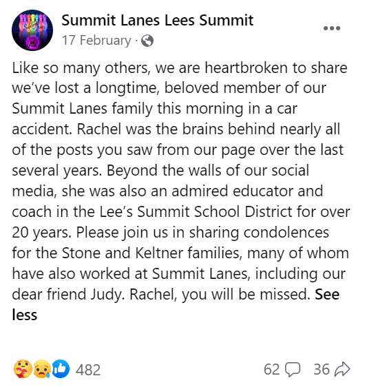 lee's summit teacher killed