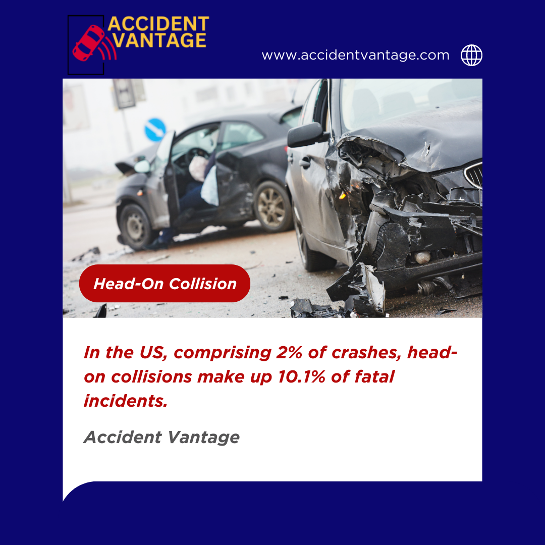 Head collision car accident
