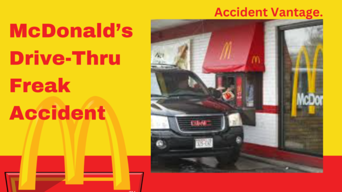 McDonalds Drive Thru Freak Accident